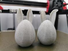 Easter Egg With Bunny Ears 3D Printer Model