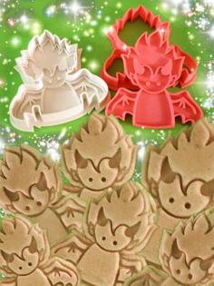 Devil Angel Cookie Cutter 3D Printer Model