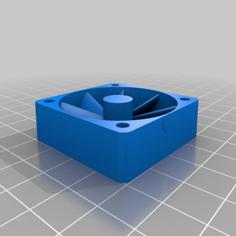 40mm Fan Booster For Noctua 3D Printer Model