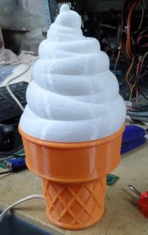 Ice Cream Cone Lamp 3D Printer Model