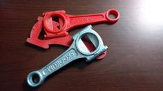 Connecting Rod Bottle Opener Split Pattern For Sand Casting 3D Printer Model