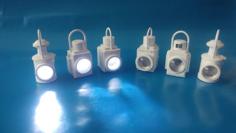 5 Inch Gauge Loco Lamps. With LED’s Componants 3D Printer Model