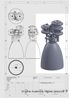 Pachacuti Mk.1.1 FF Rocket Engine 3D Printer Model