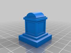 Grave Stone 003 3D Printer Model