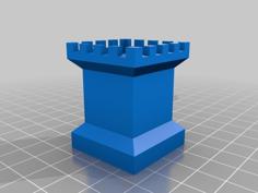 Castle Tower For Duplo 3D Printer Model