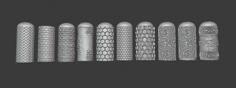 Texture Rollers For Foam 3D Printer Model