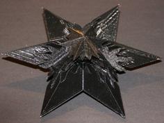 Gothic Xmas Star 3D Printer Model