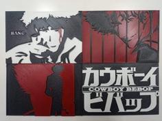 Cowboy Bebop – 4 Tile Art Decor 3D Printer Model