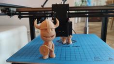 Little Big Planet, Sackboy – Viking (support Free) 3D Printer Model