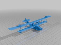 Felixstowe F2A Flying Boat (early) 1/144 3D Printer Model