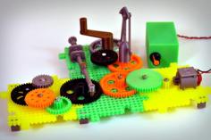 Crazy Cogs – Gear Play Set 3D Printer Model