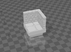 Basic Dungeon Corner (Dungeon Blocks Compatible) 3D Printer Model