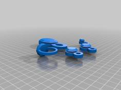 Lara Blue Jewelry Full Set 3D Printer Model