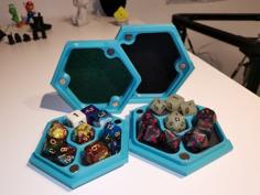 Hex Dice Vault / Case 3D Printer Model