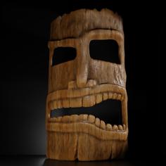 Tiki Mask 3D Printer Model