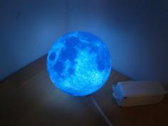 Moon Lamp 3D Printer Model