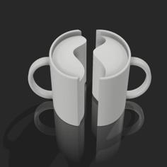 Mug 2 Piece Decoration 3D Printer Model