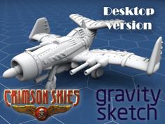 Crimson Skies – Fury – Desktop Version 3D Printer Model