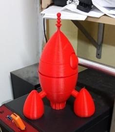 Little SciFi Rocket 3D Printer Model