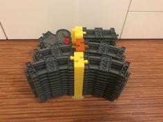 Lego Duplo Trains Organizer 3D Printer Model