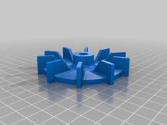 Electric Motor Fan 3D Printer Model