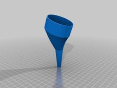 Offset Funnel 3D Printer Model