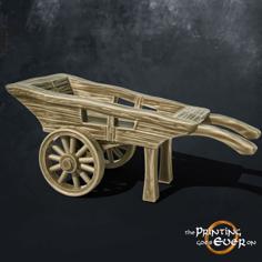 Wooden Cart 3D Printer Model