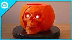 Pumpkin Skull Remix 3D Printer Model