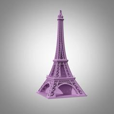 Eiffel Tower Magnet Holder 3D Printer Model