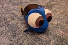 Baby Dory Piggy Bank 3D Printer Model