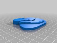 Couple Keychain 3D Printer Model