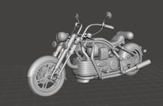 Chopper Bike 3D Printer Model