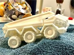 CyberDump (fully 3D Printable Articulated 6-wheeler, With Independent Suspension) 3D Printer Model