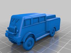 Bedford QL Fire Tender 3D Printer Model