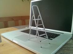 3D-printable Scale Model Of A Ladder 3D Printer Model