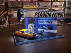 Penguin Petrol Display (1/64 Generic Petrol Station) 3D Printer Model