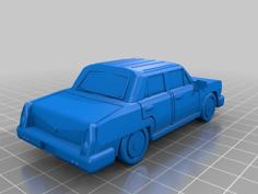 Simpsons Inspired Comic Car 3D Printer Model