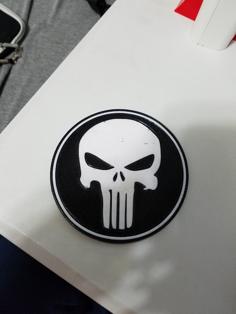 Punisher Coaster 3D Printer Model