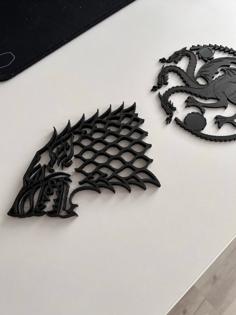 Game Of Thrones – Stark, Targaryen 3D Printer Model