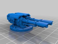 Twin Linked Laser Cannon Kit 3D Printer Model