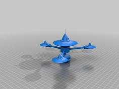 Star Trek K7 Space Dock 1:2000 3D Printer Model