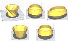 Geometric Flowerpot 3D Printer Model