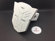 Autobot 2″ Trailer Hitch Cover 3D Printer Model