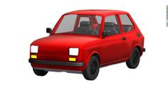 Fiat 126 R/C Toy 3D Printer Model