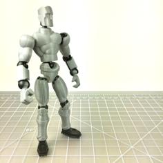 Human Exo-skin Pack For ModiBot Mo Figure 3D Printer Model