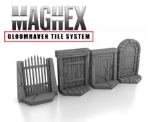 MagHex Doors For Gloomhaven 3D Printer Model