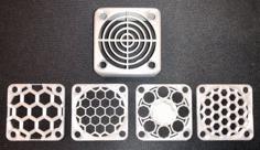 40mm Fan Cover Honeycomb 3D Printer Model