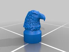 Eagle Head – War Map Marker 3D Printer Model