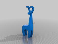 Simple Christmas Reindeer 3D Printer Model