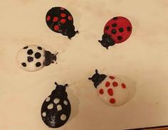 LADY BUG FRIDGE MAGNET 3D Printer Model